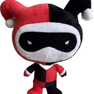 DC Comics Harley Quinn Red and Black Jester Plush